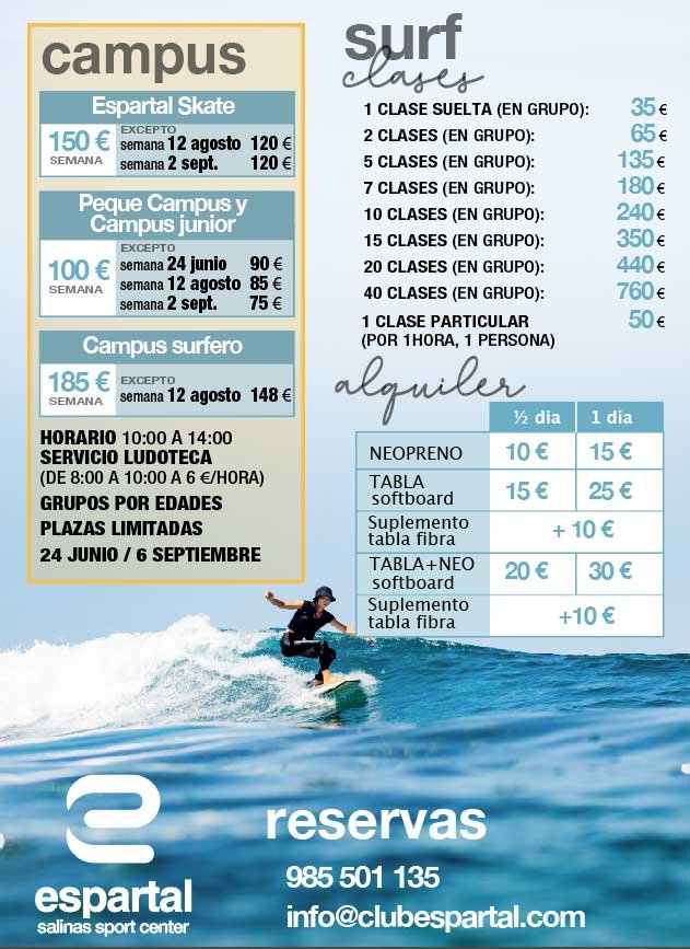 el-espartal-salinas-sport-center-tarifas-verano-2024-surf-alquileres